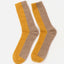 Komfortable Wollsocken mit vertikaler Farbteilung