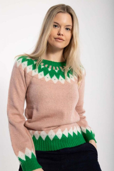 Danehot Stove Sweater Wollpullover mit Mohairanteil