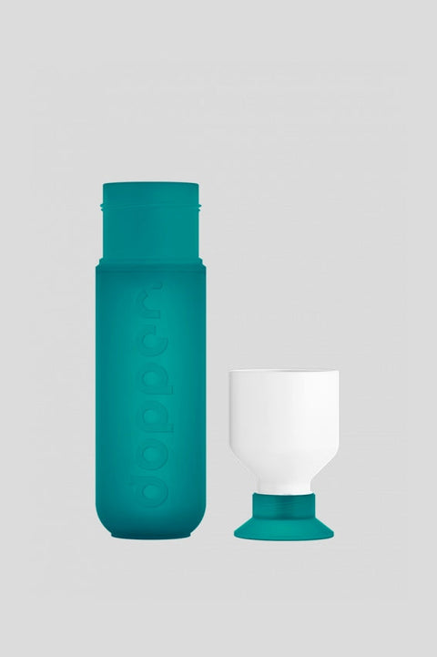 Die Dopper Wasserflasche in Blaugrün - 450 ml Fassungsvermögen, frei von BPA, Weichmachern und Giften