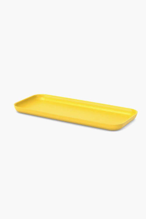 Leichtes Bambusfaser Tablett von EKOBO in gelb
