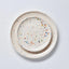 Unikat: Keramik Pasta Teller aus weißem Steinzeug