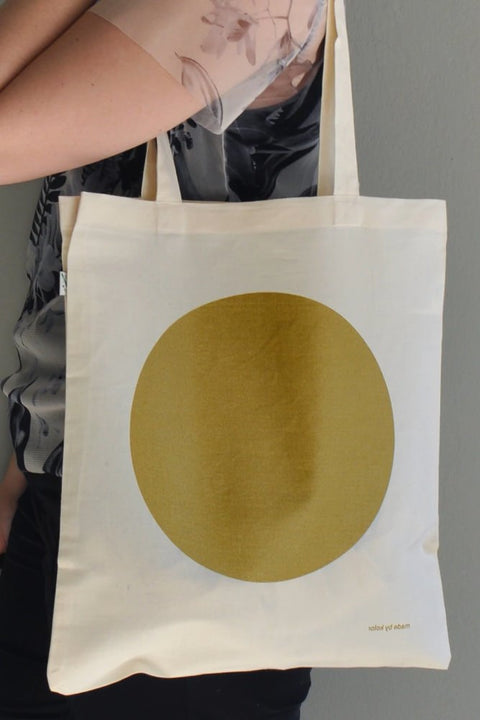Stofftasche Tote Bag Dot Gold